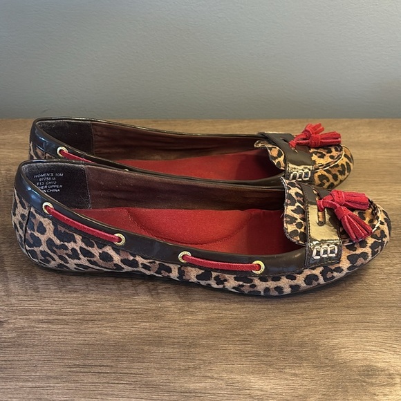 SPERRY, Top sliders, LAUREL DARK BROWN / LEOPARD WOMANS 10M - Picture 3 of 13